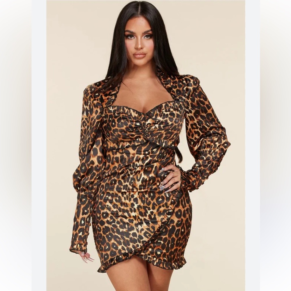 Latiste Cheetah Dress